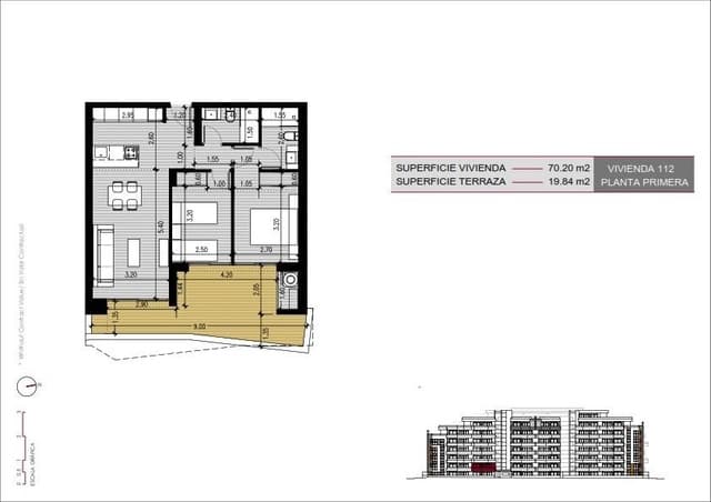 2 chambre Appartement à vendre à San Miguel de Salinas - 224 000 € (Ref: 9757982)