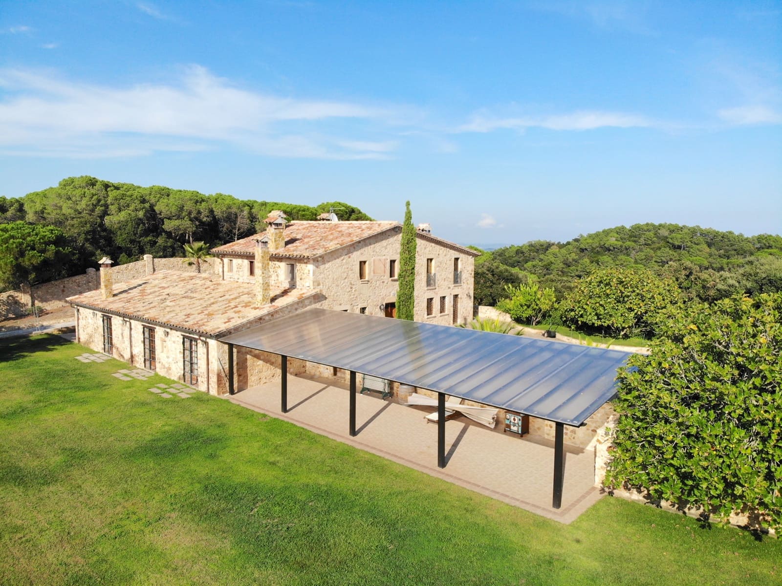 5 soveværelse Finca/Landehus til salg i Santa Cristina d'Aro med swimmingpool - € 2.250.000 (Ref: 7801203)