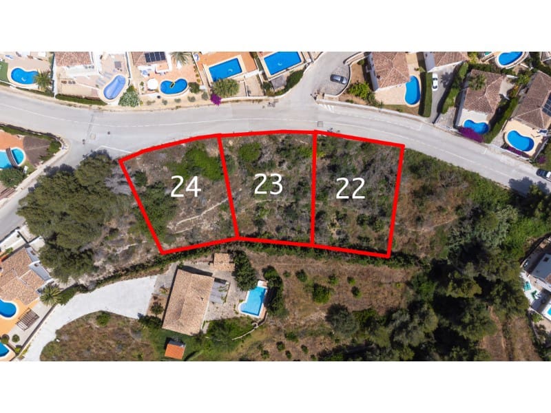 Grunde uden byggetilladelser til salg i Benitachell / Benitatxell - € 155.000 (Ref: 9062658)