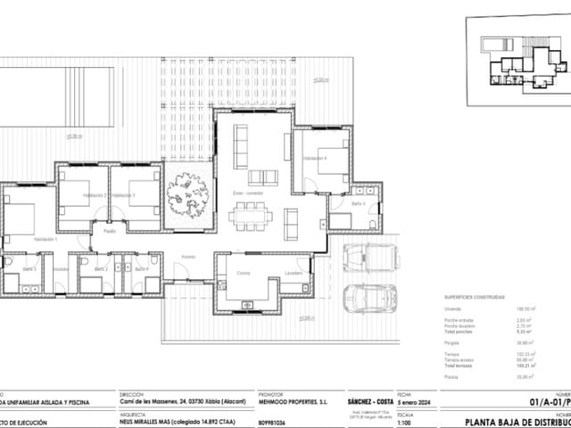 4 soverom Villa til salgs i Partides comunes - Adsubia, Javea / Xàbia med svømmebasseng - € 995 000 (Ref: 9200756)