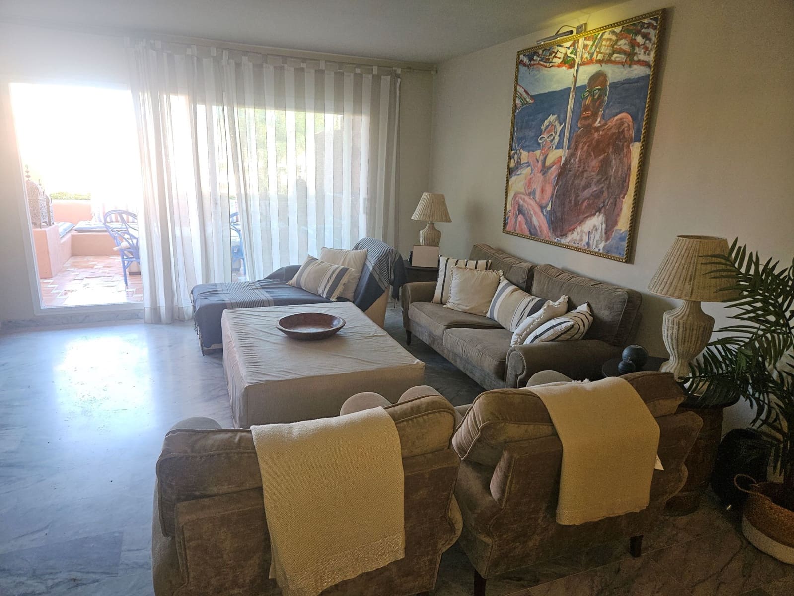 Apartamento de 4 habitaciones en Estepona en alquiler con piscina garaje - 3.500 € (Ref: 10031069)