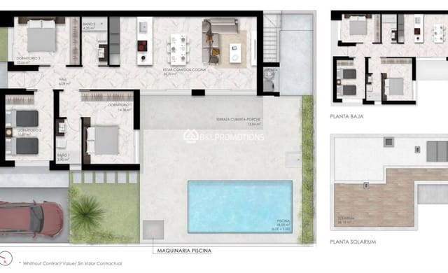 3 camera da letto Villa in vendita in Ciudad Quesada, Rojales con piscina garage - 549.000 € (Rif: 10019540)