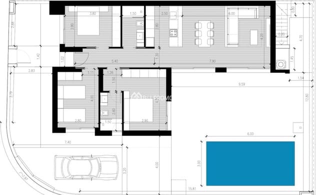 3 camera da letto Villa in vendita in Ciudad Quesada, Rojales con piscina garage - 549.000 € (Rif: 10019540)