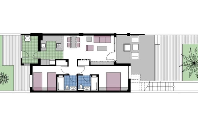 2 camera da letto Appartamento in vendita in Mil Palmeras, Pilar de la Horadada con piscina garage - 329.000 € (Rif: 10062867)