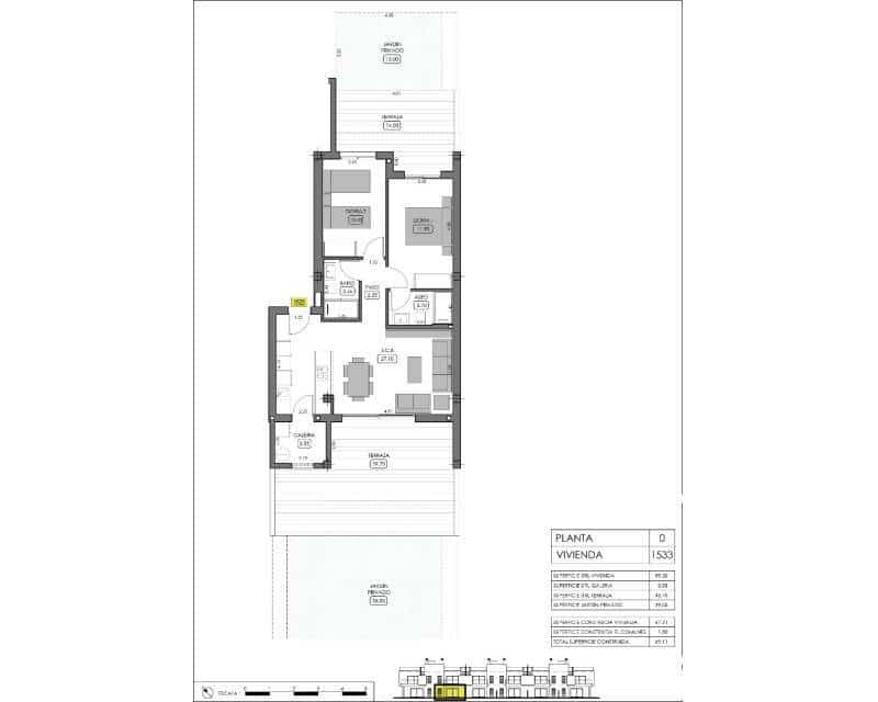 2 bedroom Apartment for sale in Algorfa with pool garage - € 289,000 (Ref: 6592621)