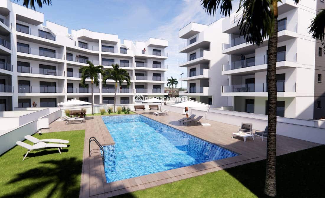 3 Zimmer Apartment zu verkaufen in Los Narejos mit Pool Garage - 255.000 € (Ref: 6592644)