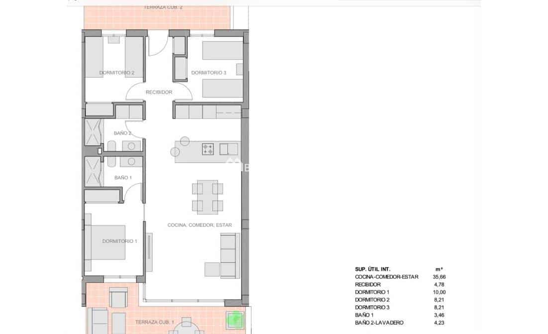 Apartamento de 3 habitaciones en El Raso en venta con piscina garaje - 264.000 € (Ref: 8681124)