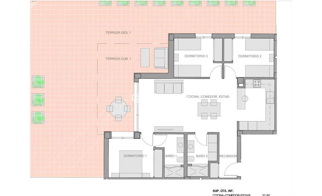 Apartamento de 3 habitaciones en El Raso en venta con piscina garaje - 264.000 € (Ref: 8681124)