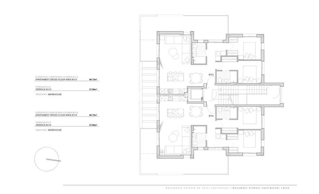 2 bedroom Apartment for sale in Torre-Pacheco with pool garage - € 289,900 (Ref: 8681145)