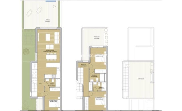 3 chambre Villa/Maison à vendre à Mil Palmeras, Pilar de la Horadada avec piscine - 539 900 € (Ref: 8681170)