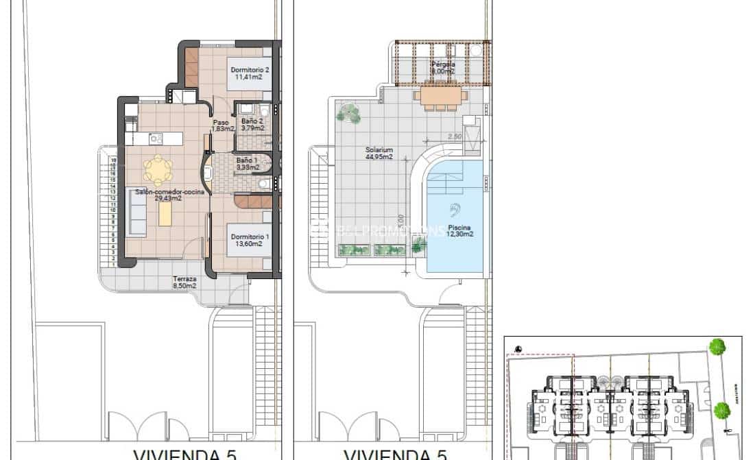 2 quarto Apartamento para venda em Pilar de la Horadada com piscina garagem - 274 900 € (Ref: 8930994)
