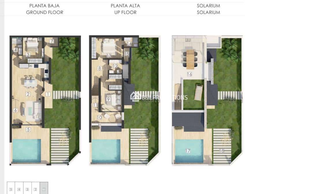 3 slaapkamer Villa te koop in San Pedro del Pinatar met zwembad garage - € 479.900 (Ref: 8982902)