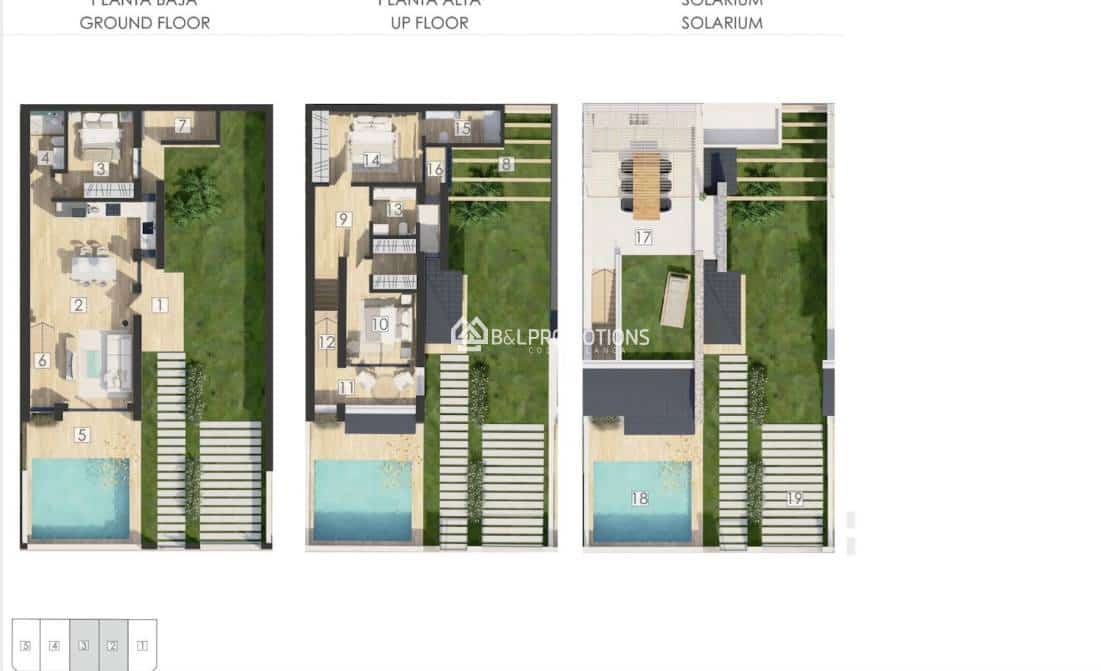 3 slaapkamer Villa te koop in San Pedro del Pinatar met zwembad garage - € 479.900 (Ref: 8982902)