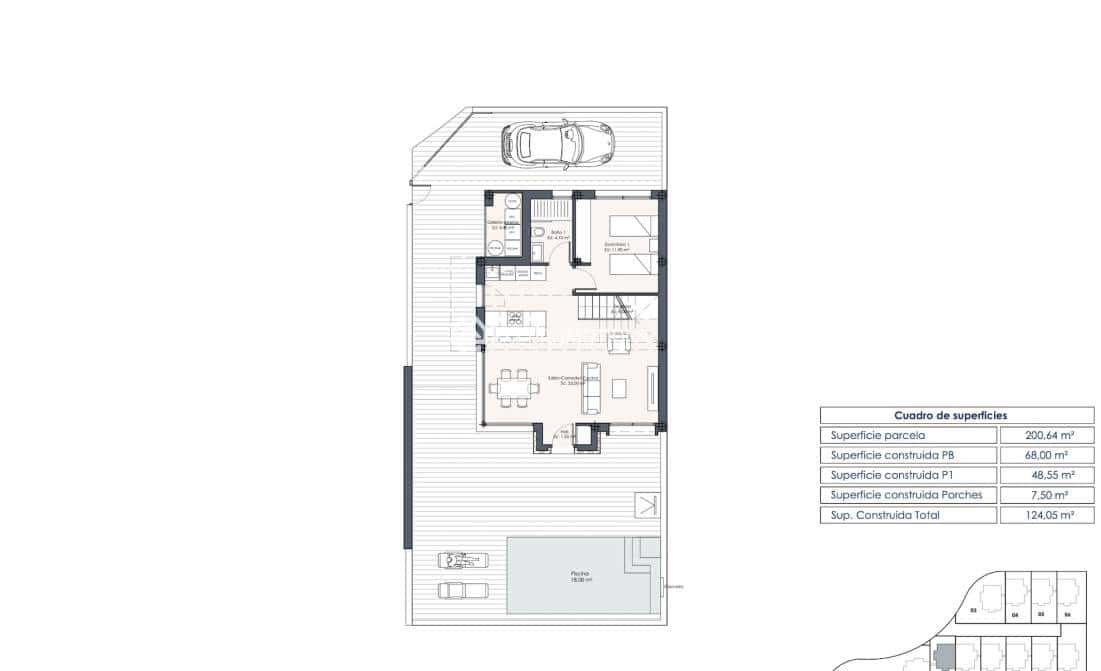 3 bedroom Villa for sale in Los Montesinos with pool garage - € 465,000 (Ref: 8982907)