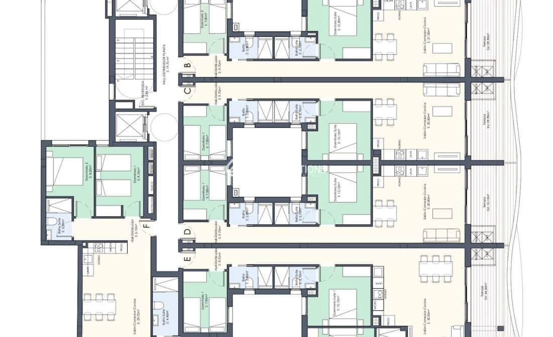 2 makuuhuone Huoneisto myytävänä paikassa Torrevieja mukana uima-altaan 
autotalli - 339 000 € (Ref: 9097601)