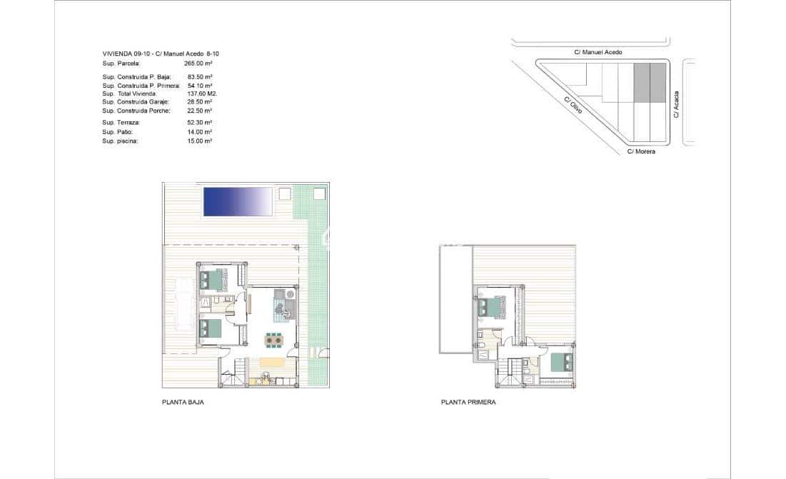 3 bedroom Villa for sale in Los Alcazares with pool - € 349,900 (Ref: 9180295)