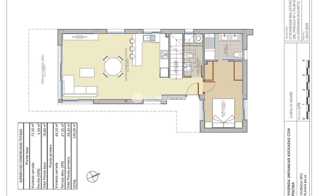 3 makuuhuone Huvila myytävänä paikassa Pilar de la Horadada mukana uima-altaan - 399 000 € (Ref: 9238853)