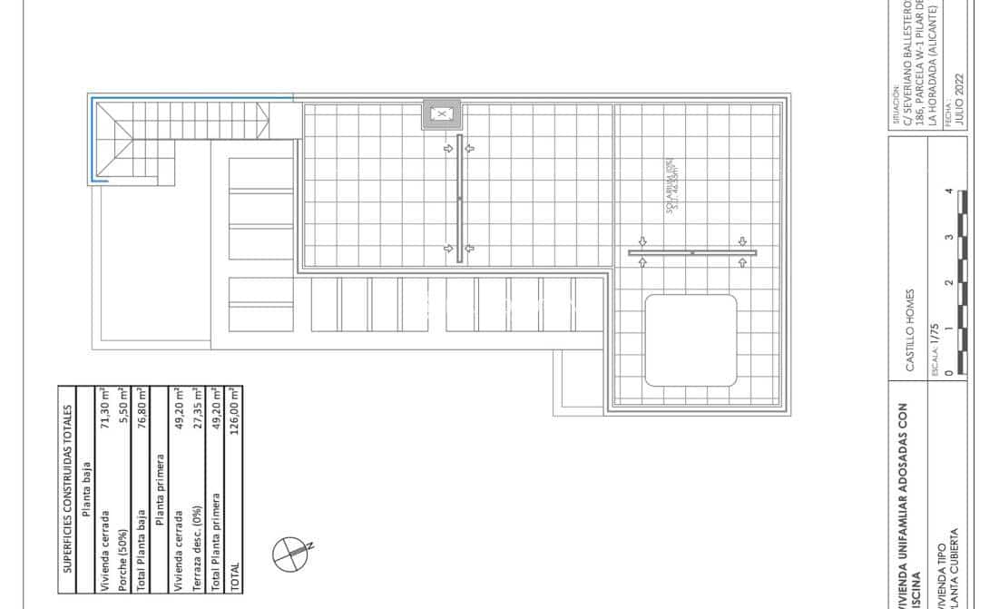 3 makuuhuone Huvila myytävänä paikassa Pilar de la Horadada mukana uima-altaan - 399 000 € (Ref: 9238853)
