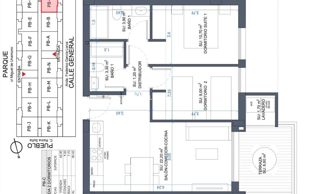 2 bedroom Apartment for sale in Benijofar with pool garage - € 253,000 (Ref: 9727574)