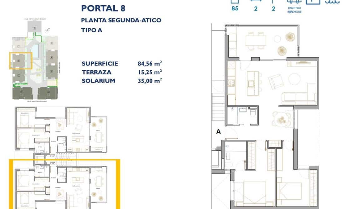 2 bedroom Apartment for sale in San Pedro del Pinatar with pool garage - € 272,900 (Ref: 9838677)