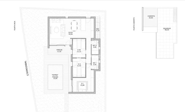 3 chambre Villa/Maison à vendre à San Miguel de Salinas avec piscine garage - 429 900 € (Ref: 9838678)