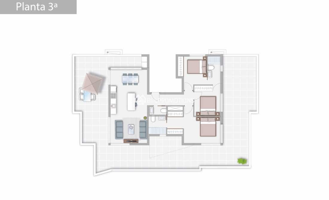 3 slaapkamer Appartement te koop in Guardamar del Segura met zwembad garage - € 386.000 (Ref: 9838679)
