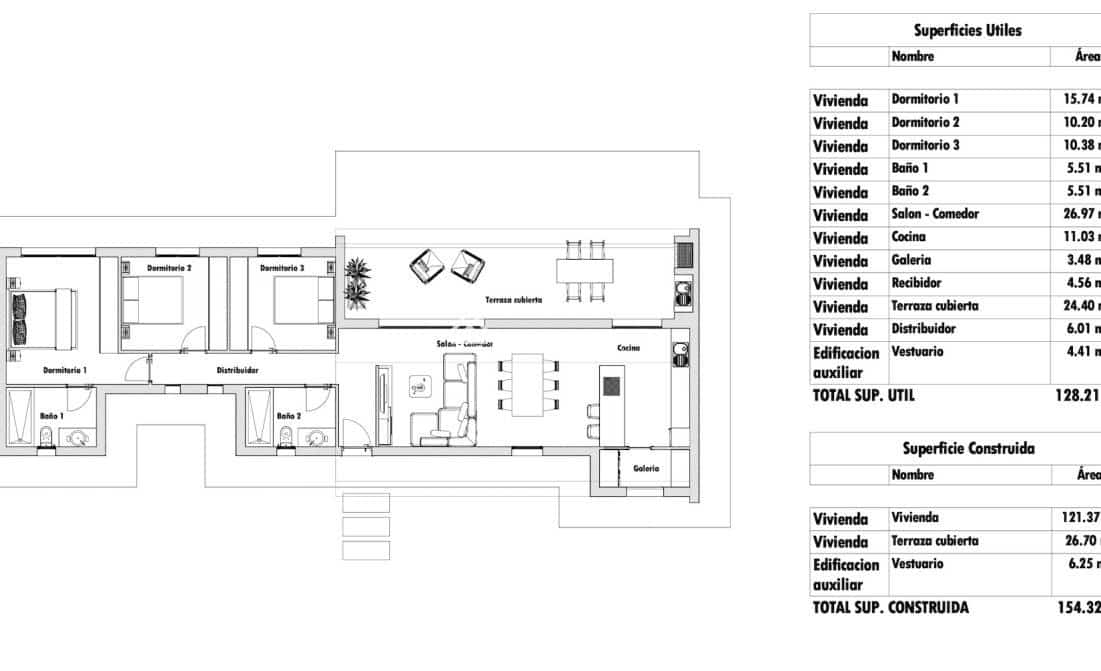 3 quarto Moradia para venda em La Romana com piscina garagem - 442 000 € (Ref: 9873513)