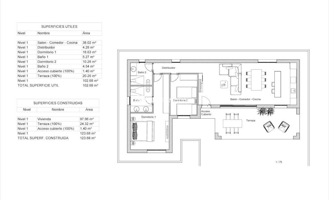 Chalet de 2 habitaciones en La Romana en venta con piscina garaje - 376.000 € (Ref: 9873514)