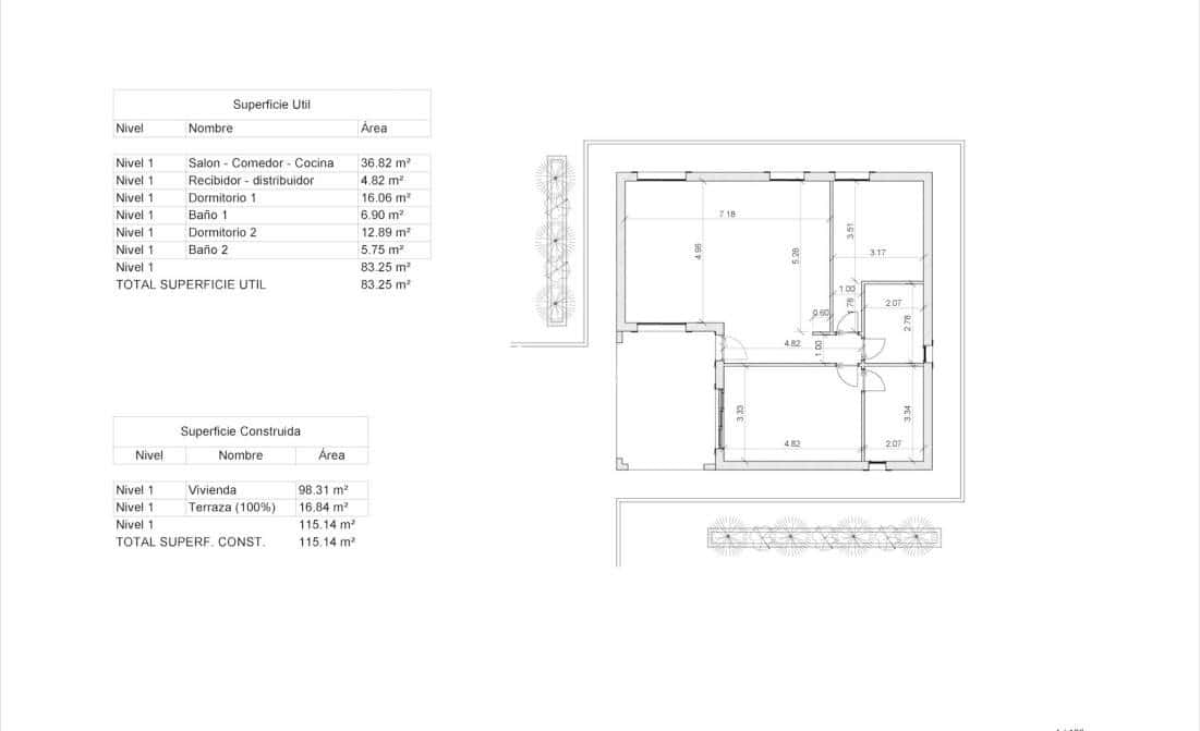 2 camera da letto Villa in vendita in Hondon de las Nieves con piscina garage - 382.000 € (Rif: 9873515)
