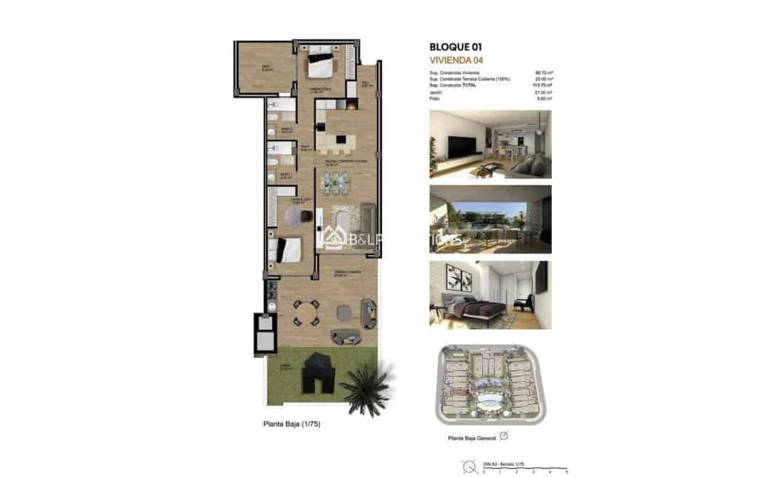 2 camera da letto Appartamento in vendita in Monforte del Cid con piscina garage - 299.000 € (Rif: 9873516)
