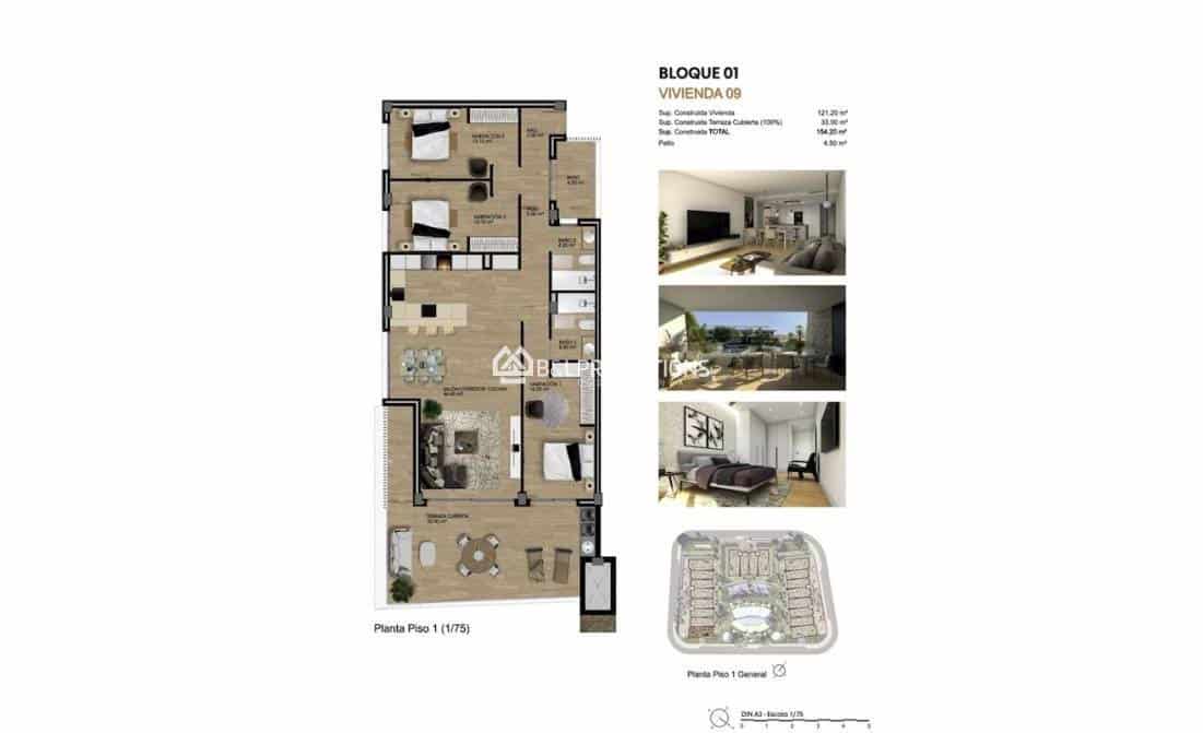 2 camera da letto Appartamento in vendita in Monforte del Cid con piscina garage - 299.000 € (Rif: 9873516)