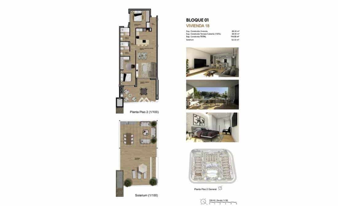 2 camera da letto Appartamento in vendita in Monforte del Cid con piscina garage - 299.000 € (Rif: 9873516)
