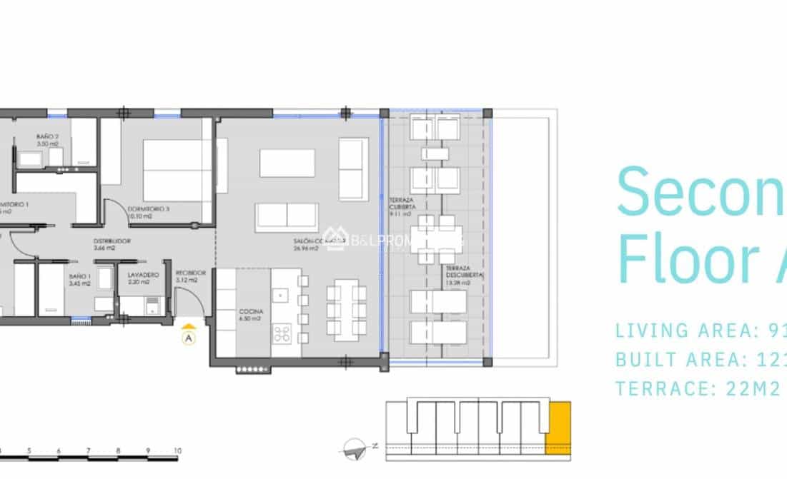 Apartamento de 2 habitaciones en Mar de Cristal en venta con piscina garaje - 305.000 € (Ref: 9922994)
