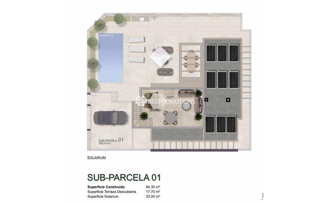 3 sypialnia Willa na sprzedaż w Ciudad Quesada z basenem garażem - 550 000 € (Ref: 9969076)