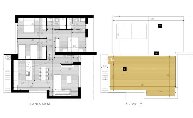 3 slaapkamer Villa te koop in Ciudad Quesada, Rojales met zwembad garage - € 549.000 (Ref: 9999412)