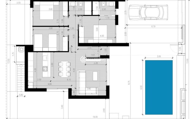 3 slaapkamer Villa te koop in Ciudad Quesada, Rojales met zwembad garage - € 549.000 (Ref: 9999412)