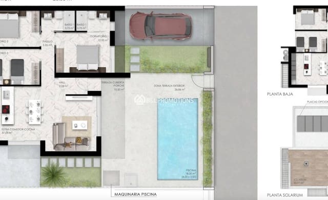 3 slaapkamer Villa te koop in Ciudad Quesada, Rojales met zwembad garage - € 549.000 (Ref: 9999412)