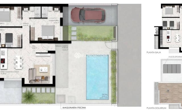3 slaapkamer Villa te koop in Ciudad Quesada, Rojales met zwembad garage - € 549.000 (Ref: 9999412)