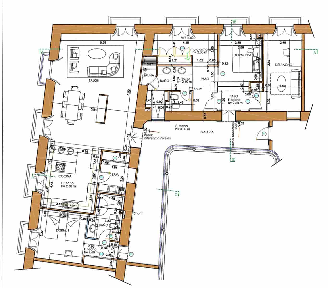 3 soveværelse Lejlighed til salg i Cadiz by - € 780.000 (Ref: 8736574)