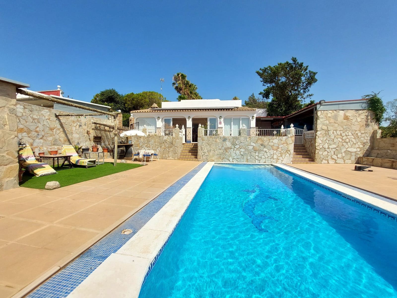 3 sovrum Finca/Hus på landet till salu i Chiclana de la Frontera med pool garage - 490 000 € (Ref: 9980523)