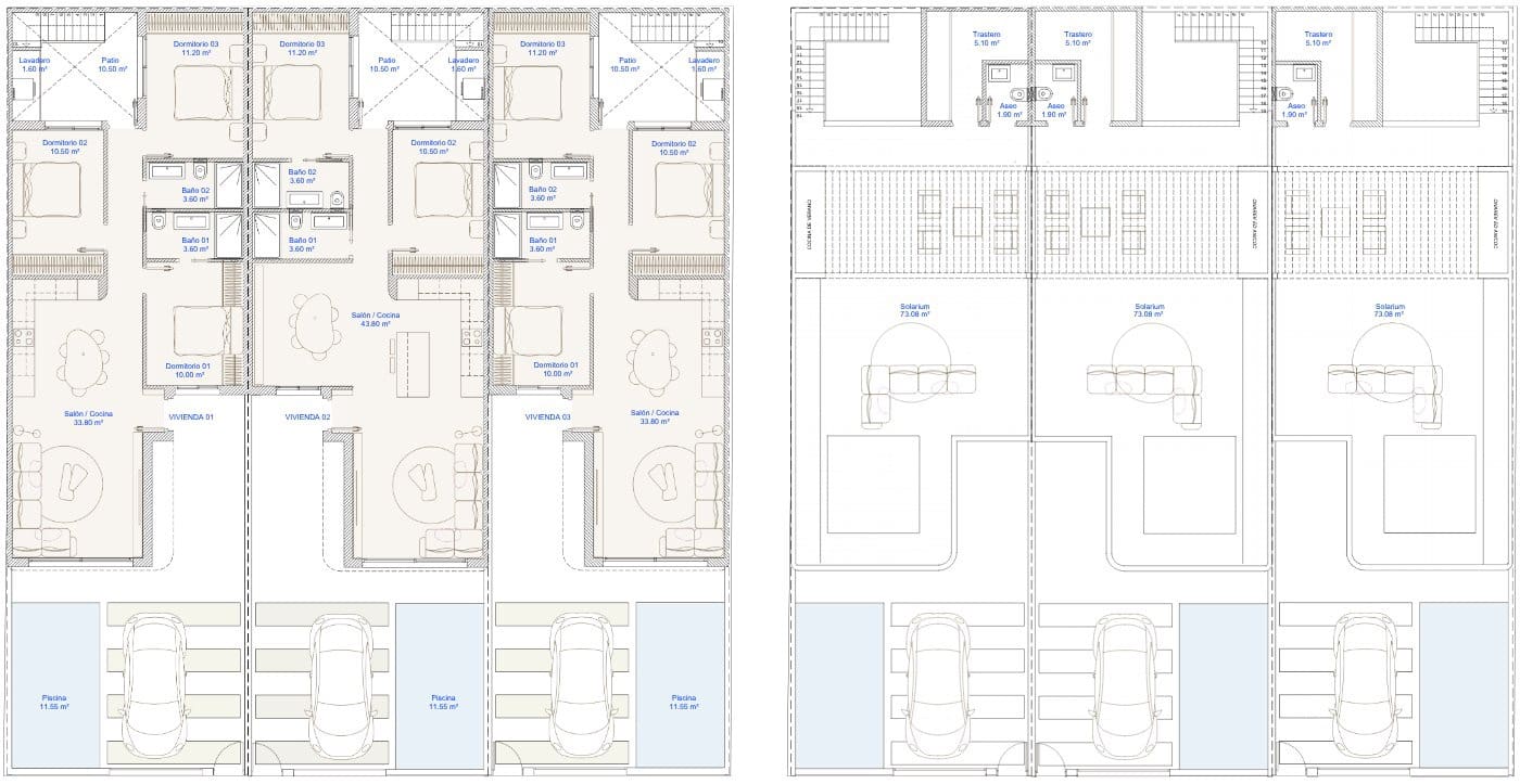 3 soveværelse Villa til salg i San Pedro del Pinatar med swimmingpool garage - € 369.900 (Ref: 10165472)