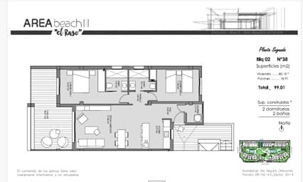 2 bedroom Apartment for sale in El Raso - € 274,000 (Ref: 8182402)