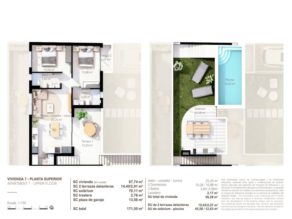 2 sypialnia Apartament na sprzedaż w San Pedro del Pinatar z basenem - 295 900 € (Ref: 9234050)