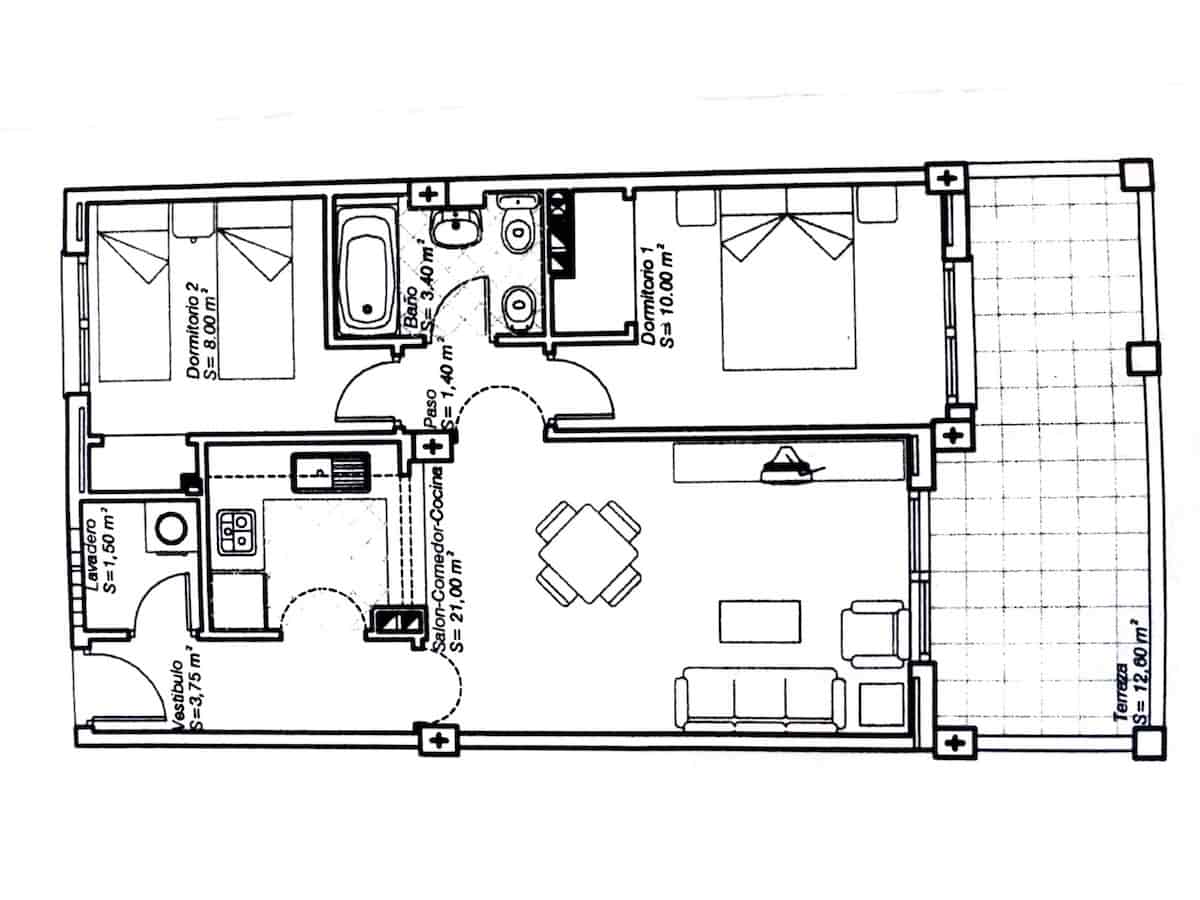 2 bedroom Apartment for sale in Algorfa - € 115,000 (Ref: 9325288)