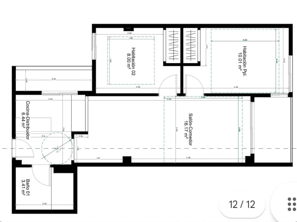 2 makuuhuone Huoneisto myytävänä paikassa Torrevieja - 185 000 € (Ref: 9525307)
