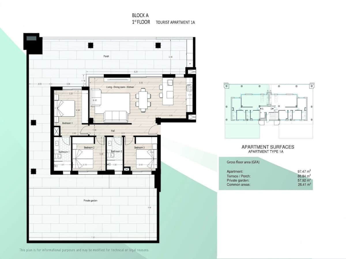 3 makuuhuone Huoneisto myytävänä paikassa Los Alcazares - 324 900 € (Ref: 9793674)