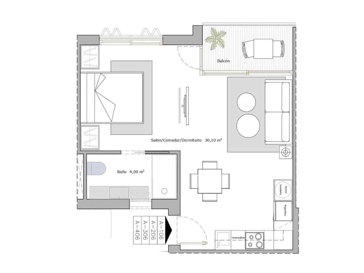 1 sypialnia Apartament na sprzedaż w Lo Pagan - 149 900 € (Ref: 9799978)