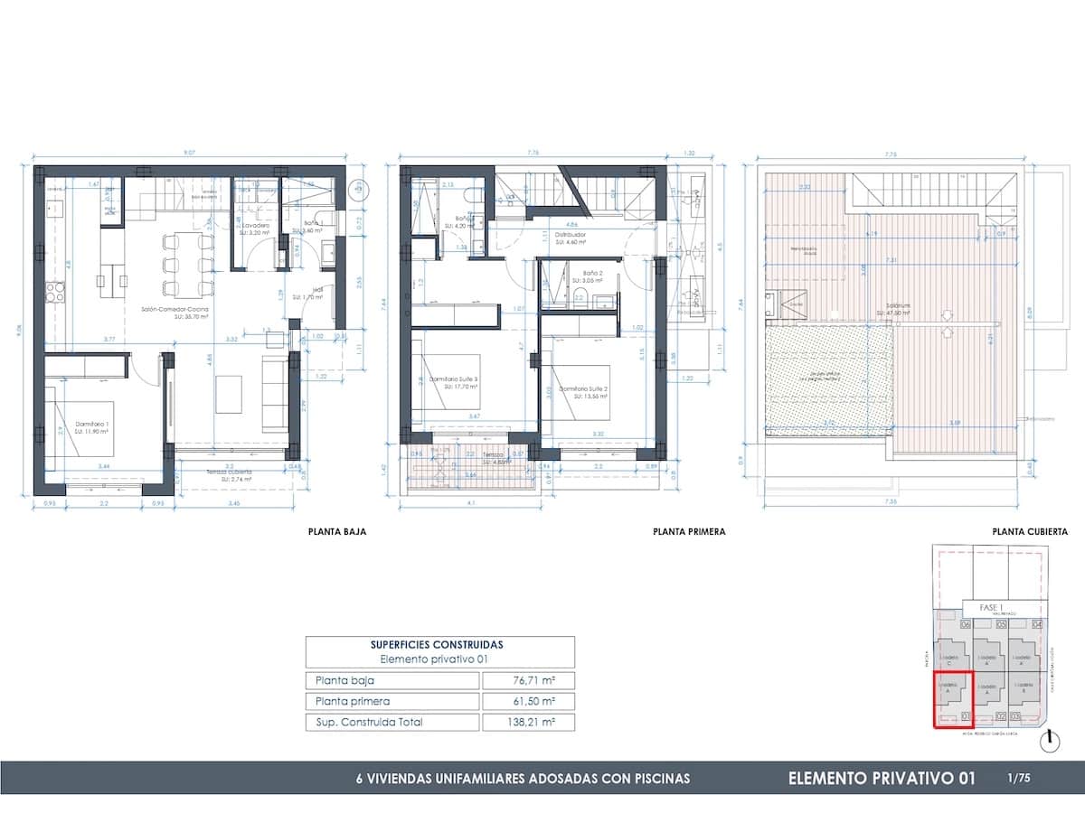 3 soveværelse Villa til salg i Benijofar med swimmingpool - € 465.000 (Ref: 9935218)
