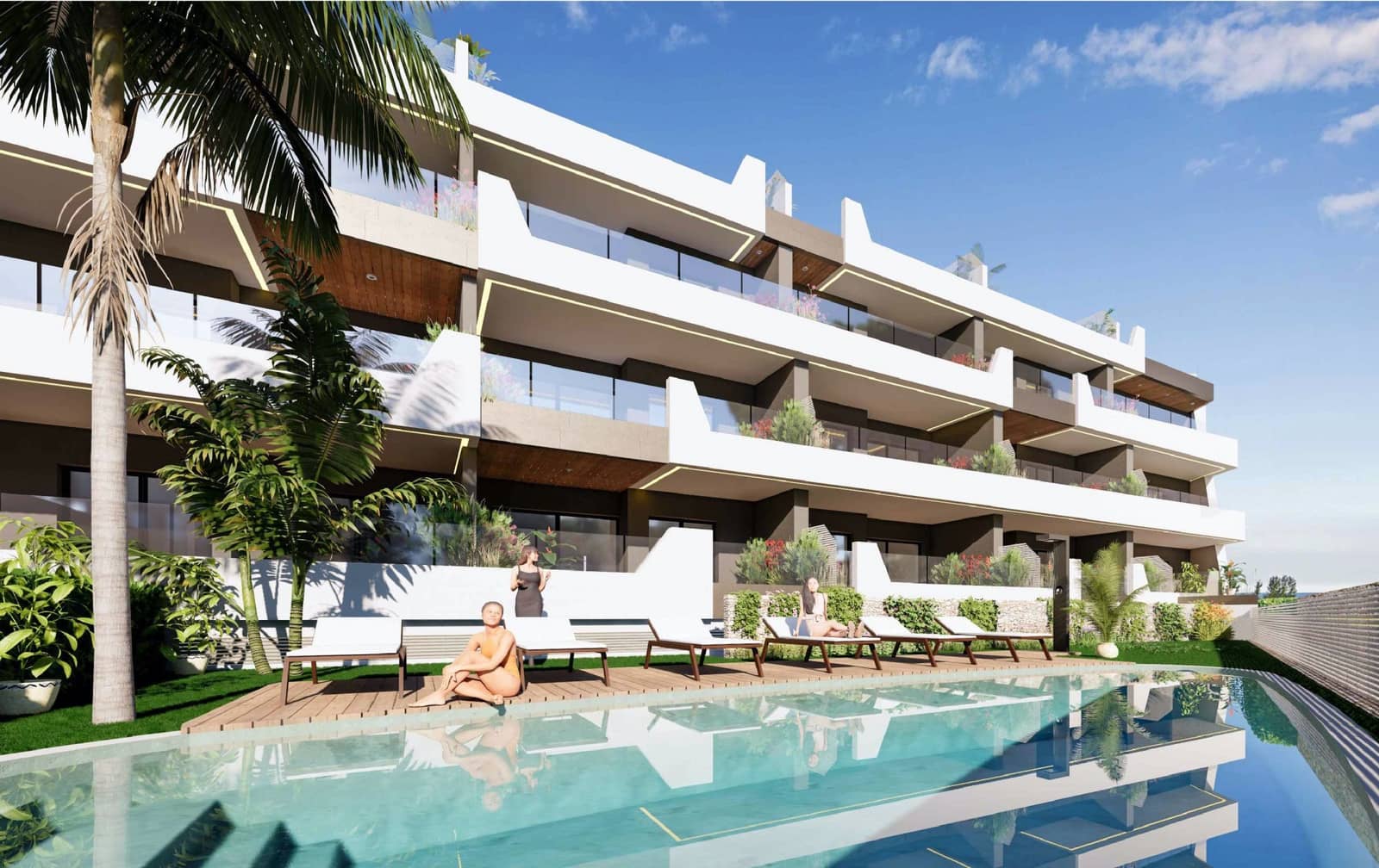 2 soveværelse Lejlighed til salg i Benijofar med swimmingpool - € 419.000 (Ref: 9935221)