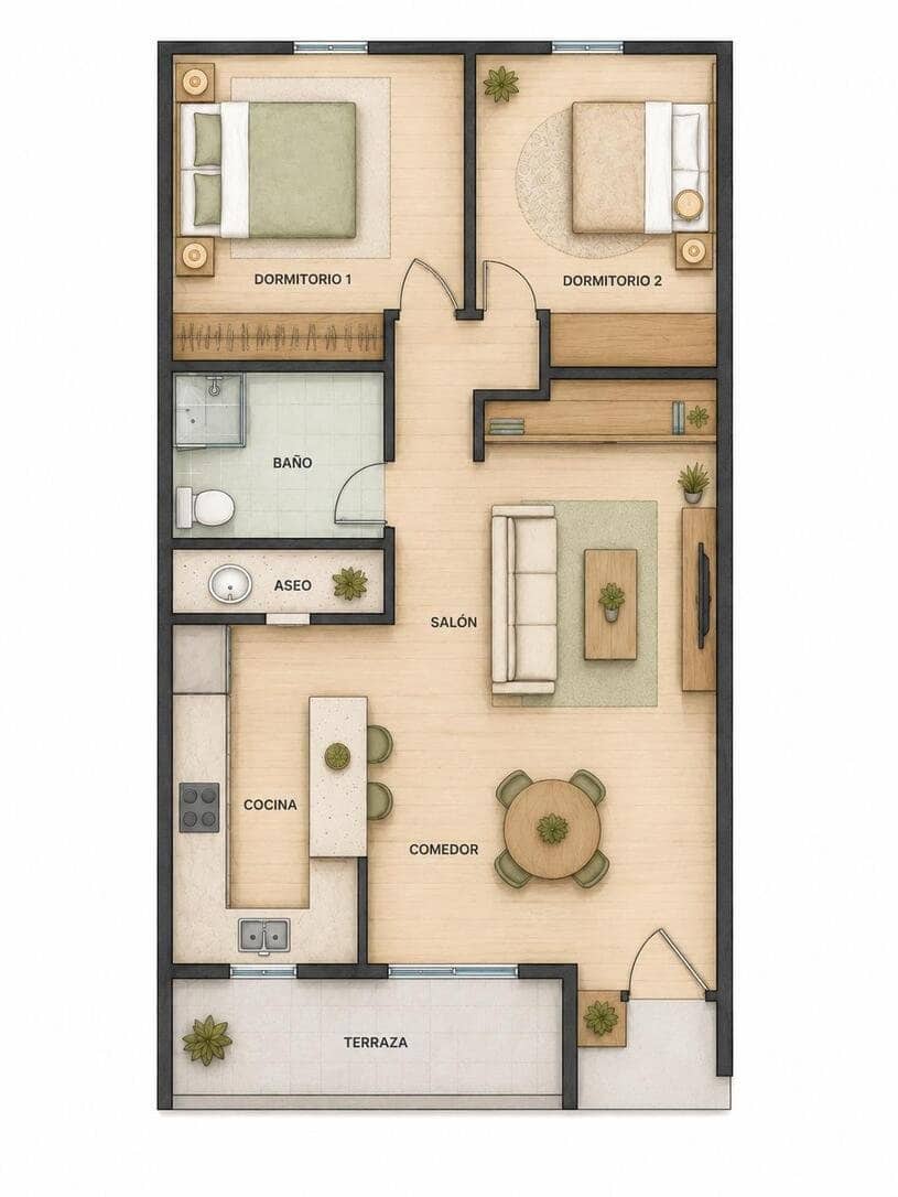 2 soveværelse Lejlighed til salg i La Mata - € 215.000 (Ref: 9936873)